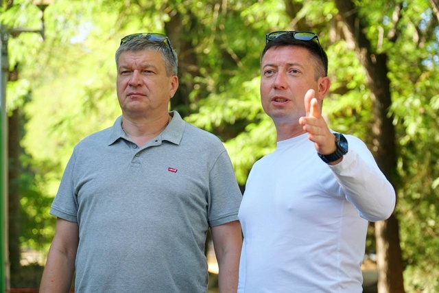 Со своим первым заместителем Антоном Новиковым и колл?...