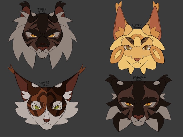 Звездоцап, Златошейка, Рыжинка и Ежевика — редрав
© sock...