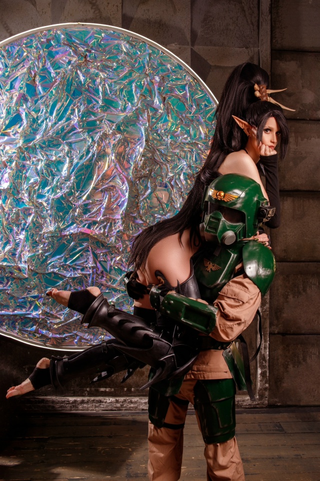 Drukhari cosplay by KittiLittl