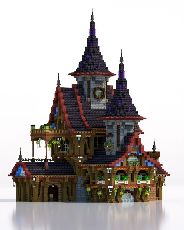 Красивый замок из темного камня?
Поселились бы в так?...