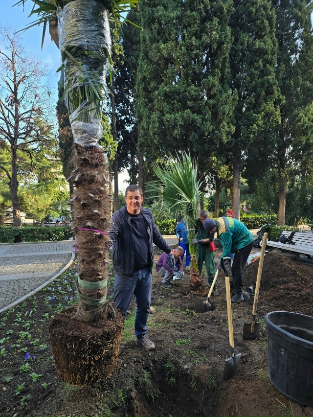 В Ялте работа идёт, город заметно зеленеет, и порядок н?...