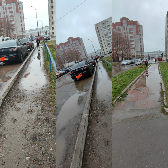 Позор! Дети через дворы до школы нормально добраться н?...