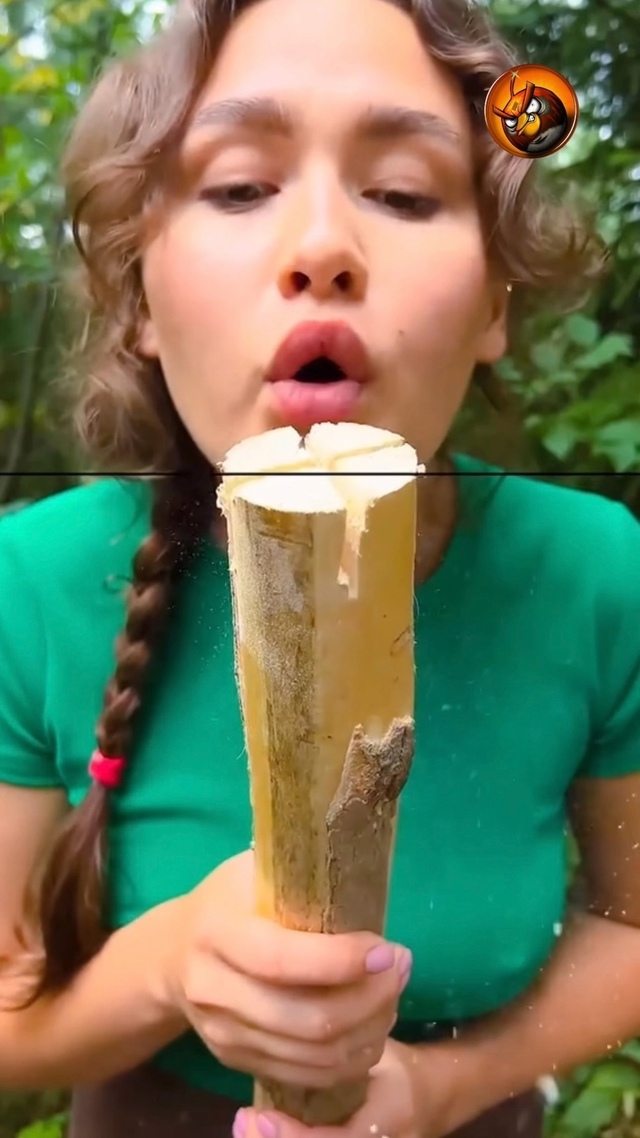 Лесная лайфхакерша 👍