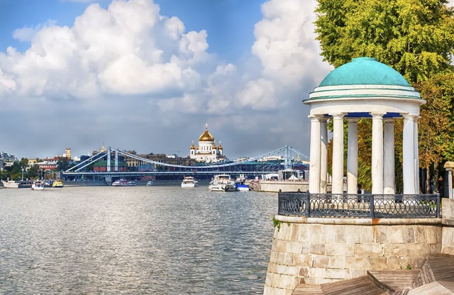 Невероятно живописный Парк Горького в Москве. Кстати, ?...