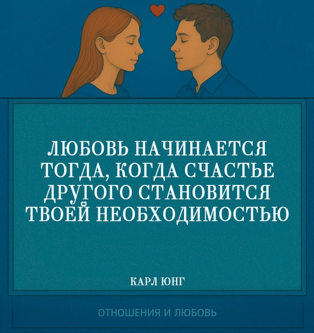 «Любовь начинается тогда, когда счастье другого стано?...