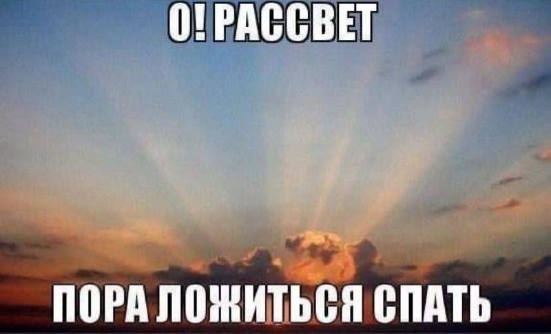 мой режим летом:
