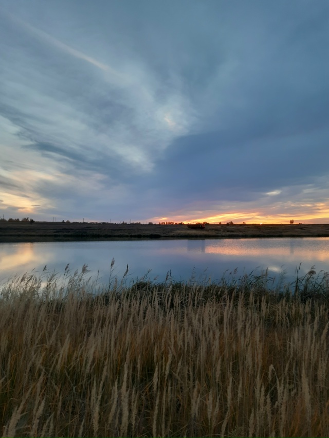 Осеннее красивое вечернее небо--это одно из самых кра?...