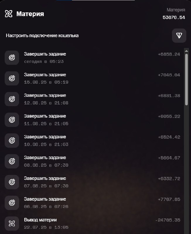#Tiny_Verse 💸
Только что успешно завершилась моя 8-я миссия 10 уровня с шансом в 80.2%
Всего за 8