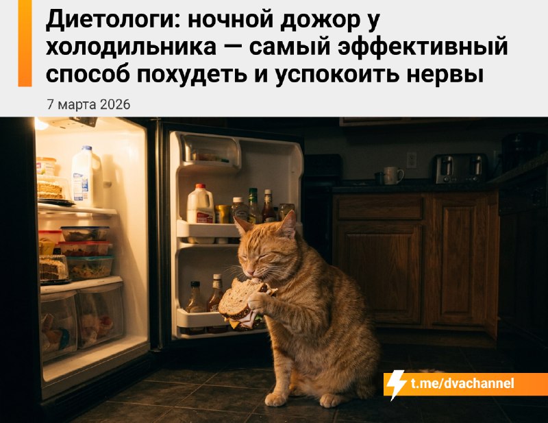 Диетологи выдали базу: ночной дожор у холодильника — самый эффективный способ похудеть и успокоить н