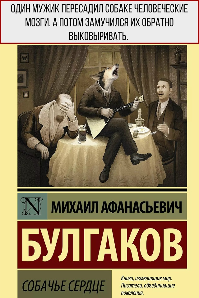 Ну очень краткие содержания известных произведений...