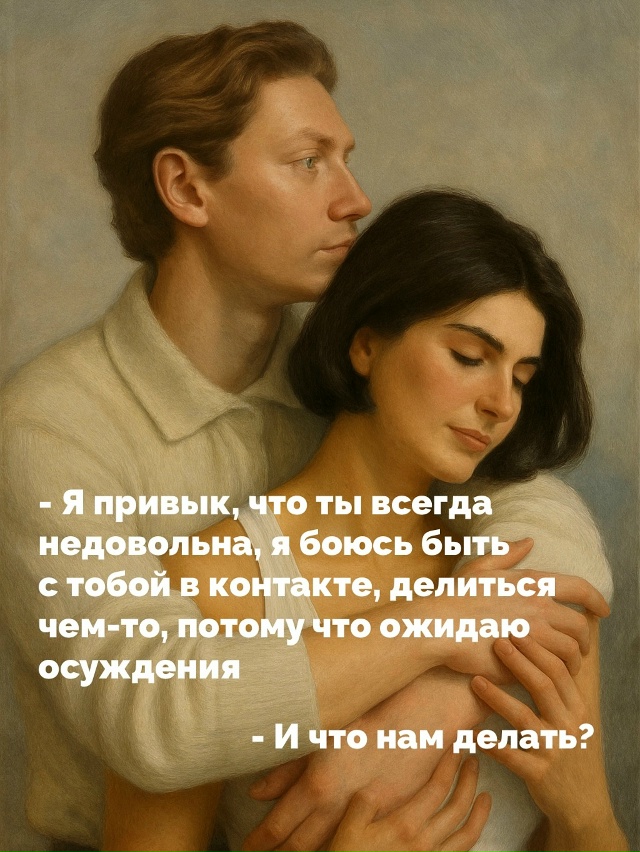Первый шаг к изменениям - услышать друг друга и начать ?...