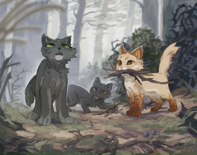 Ветвелапка посмотрела на высокие сосны. Свирепый вете?...