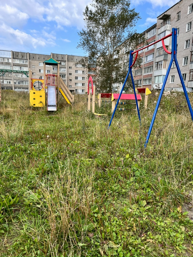 УК Антуфьев, приведите в порядок двор по Новой 1Б. Двор ?...