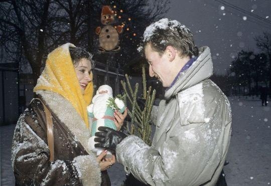 Молодожeны готовятся к встрече Нового года, 28 декабря 19...