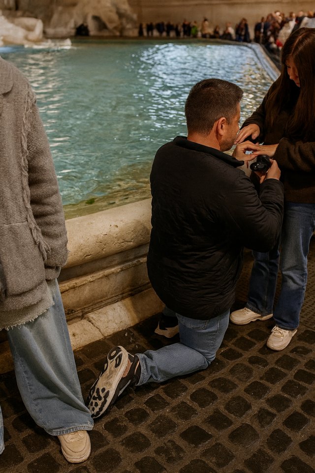 В Риме произошла сцена, достойная романтического филь?...