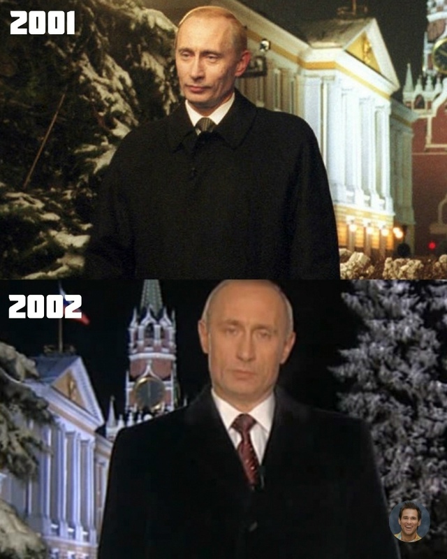 Как менялся Владимир Путин за 20 лет новогодних обращен...