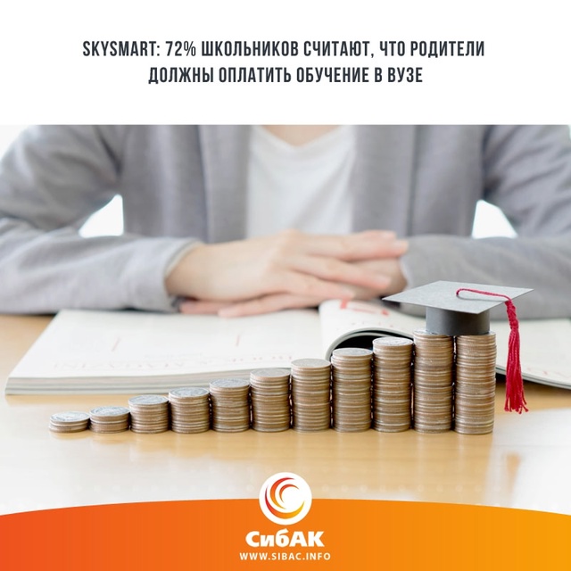 Большинство школьников (72%) считают, что родители должн...