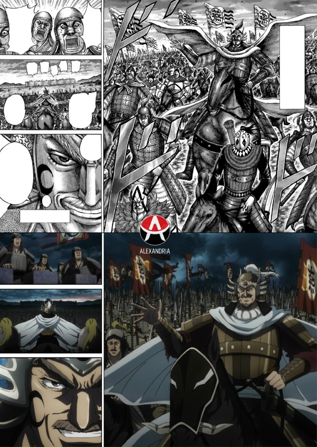 🏯 Сравниваем «Царство»: манга х 3 серия 6 сезона.
#срав?...