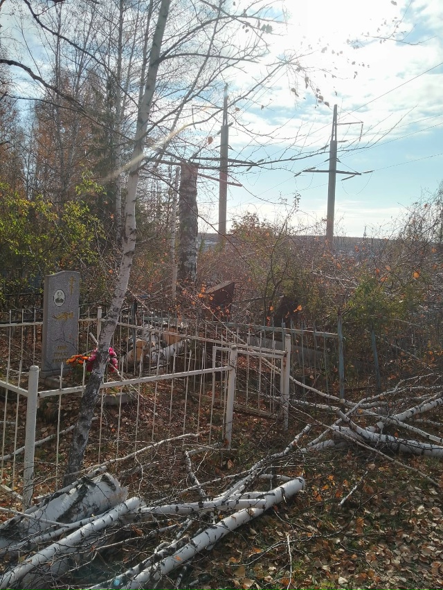 Что происходит на старом кладбище! Кто это будет убира?...