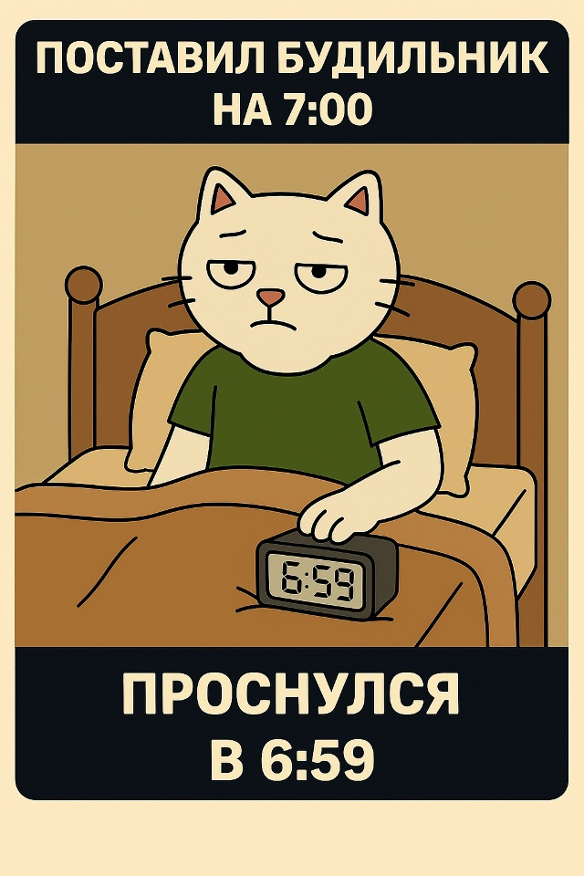 Иногда организм решает быть слишком ответственным. Бу?...