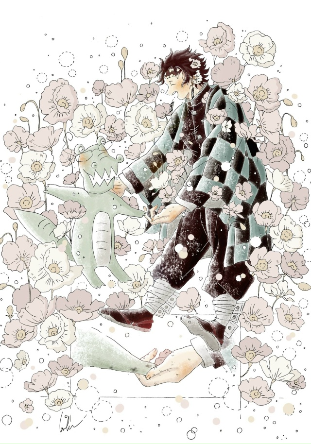#Kimetsu_no_Yaiba / Клинок, рассекающий демонов
Art: zzz_matane