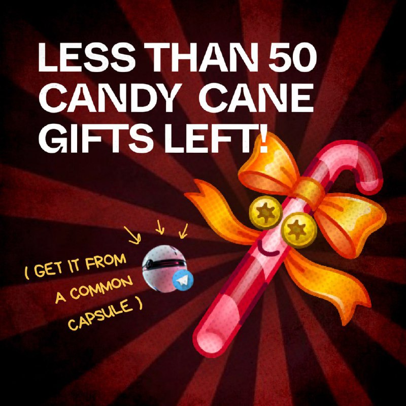 #OCT_Game 👛
:: ВНИМАНИЕ ::
🎄 Подарки в виде леденцов на палочке почти закончились — осталось меньш