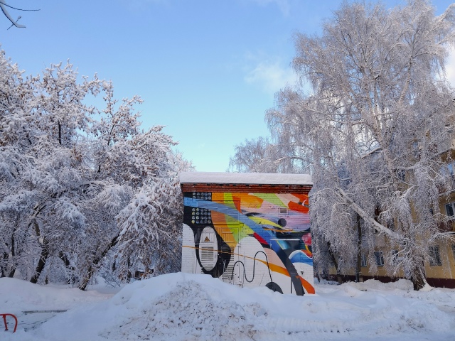 Κpacoтa нeoбыкнoвeннaя в Акaдeмгopoдкe пocлe cнeгoпaдa ❄️