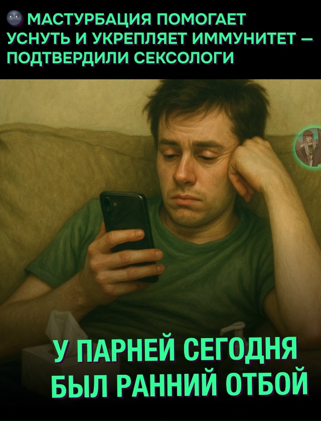 ☝ Сексологи: мастурбация помогает заснуть и укрепляет...