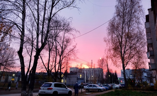 Рассвет сегодня, 21.10.25г.,кто снимал еще,поделитесь крас?...