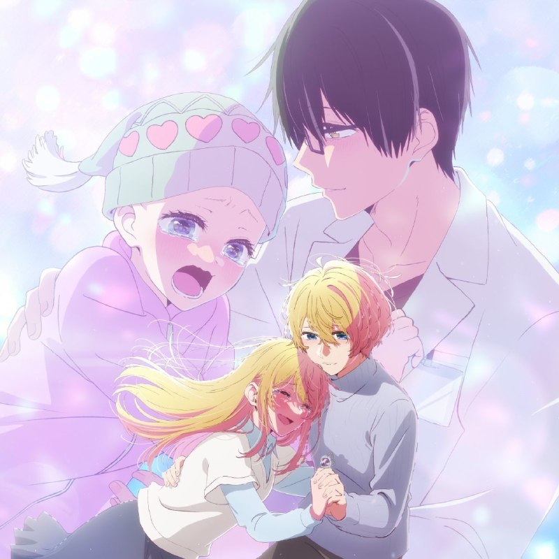 Свет и тьма на пути к славе
Очередной постер к анонсу финального сезона аниме "Звездное дитя" (Oshi