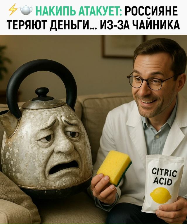 Учёный объяснил, что минеральная накипь в чайнике рабо...