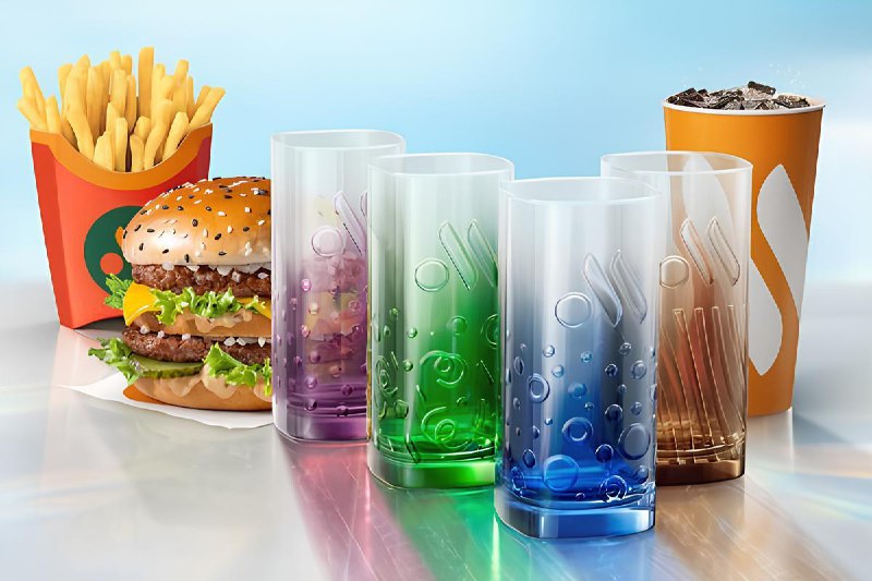 🍔 Сегодня во «Вкусно — и точка» снова началась акция, где можно получить коллекционные стаканы
Нужн