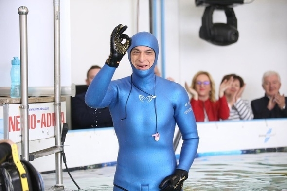 В Хорватии ныряльщик Будимир Шобат установил мировой ?...