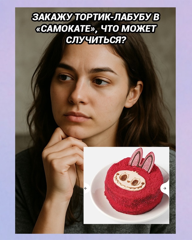 Ничего необычного, просто девушка заказала модный тор?...