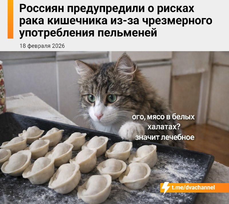 ❗️Пельмени вызывают рак кишечника: гастроэнтерологи предупредили, что если часто на них налегать, ри