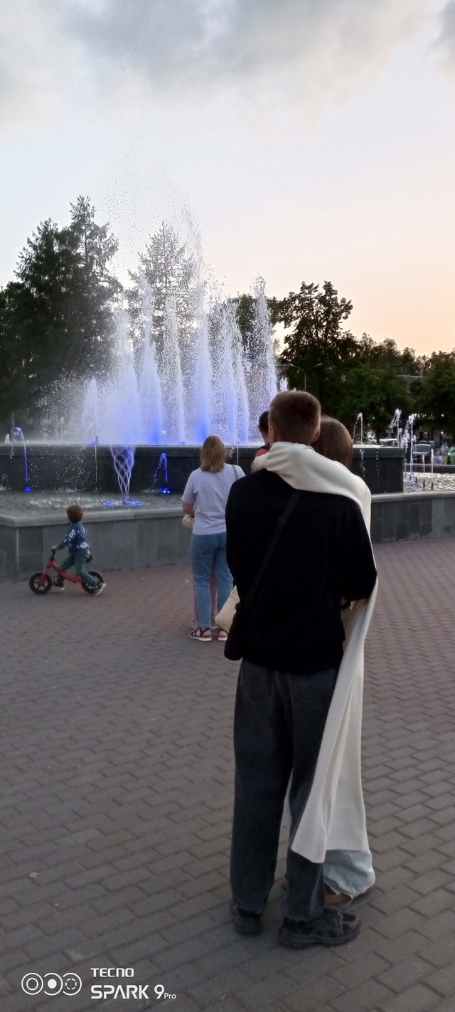 Вечерний фонтан.