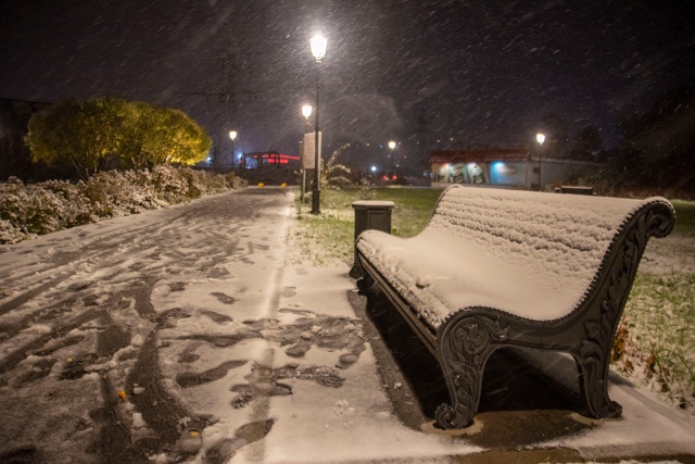 Тихие улицы Чусового, засыпанные первым снегом
Фото: С...