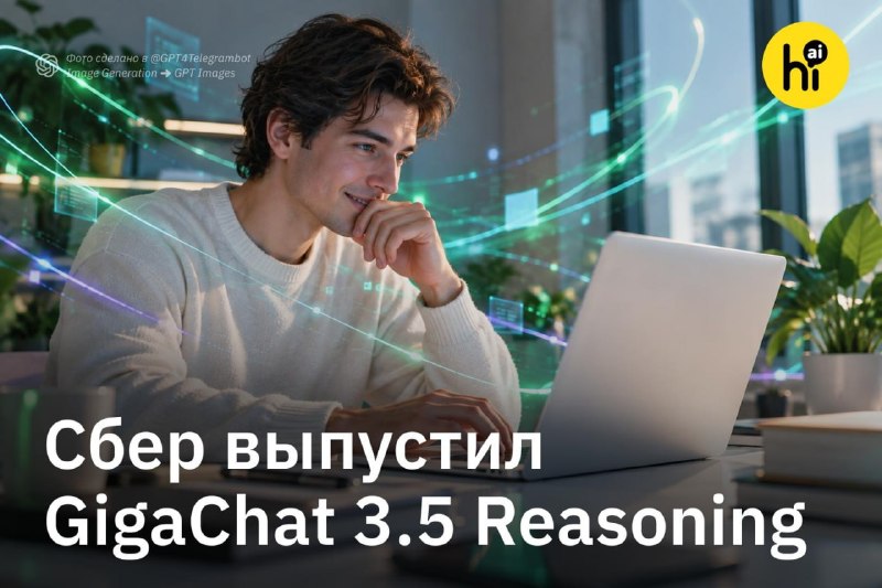 💡 GigaChat 3.5 Reasoning — новая российская открытая рассуждающая модель
Сбер представил новую флаг