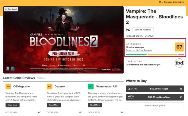 Vampire The Masquerade – Bloodlines 2 оказалась не особо удачной.
Игра...