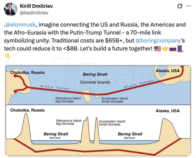 Спецпредставитель Путина предложил соединить Россию ?...
