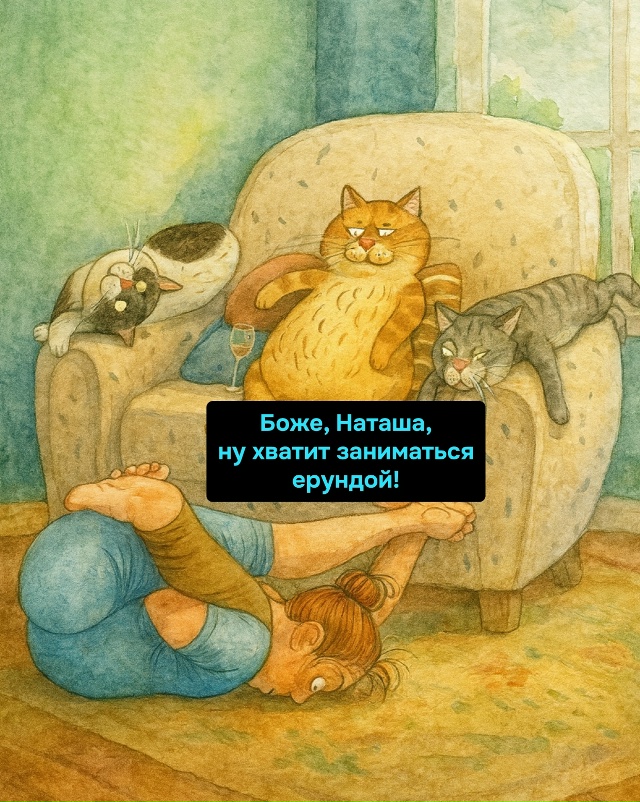 Наташа, мы так умеем от рождения. Ты зря стараешься, чел...