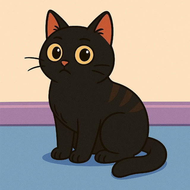 Чёрные кошки при свете солнца могут казаться коричнев?...