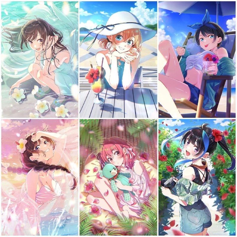 ?Обложки к дисковому изданию 4 сезоне аниме «Девушка на час»
Напомню, что премьера 5 сезона состоит