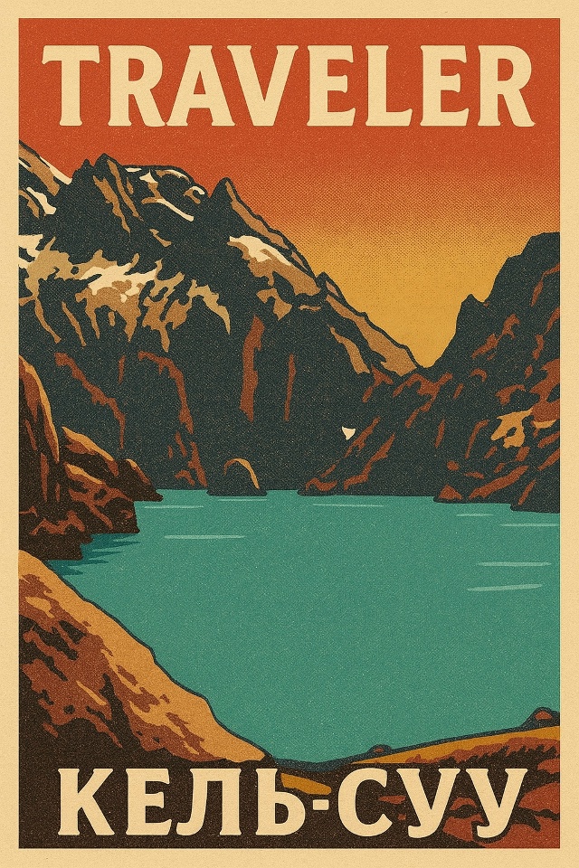 🌍 Кель-Суу — место, где горы словно сжимают бирюзовое ...