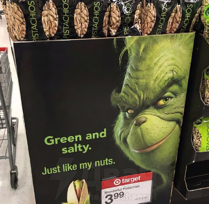«Зелёные и солёные. Прямо как мои орешки»: идеальной рекламы фисташек не существ…