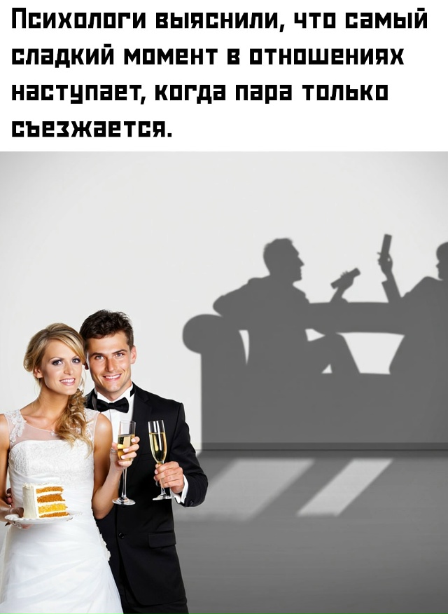 💍➡😑 А вот дальше идёт плавный спад: рутина, привычка ...