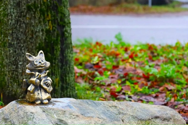 🦊 В Петергофе появился милый лисёнок Архип.