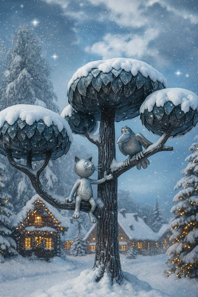 Такой могла бы быть зима...Но вы все пишите, что мечтает?...