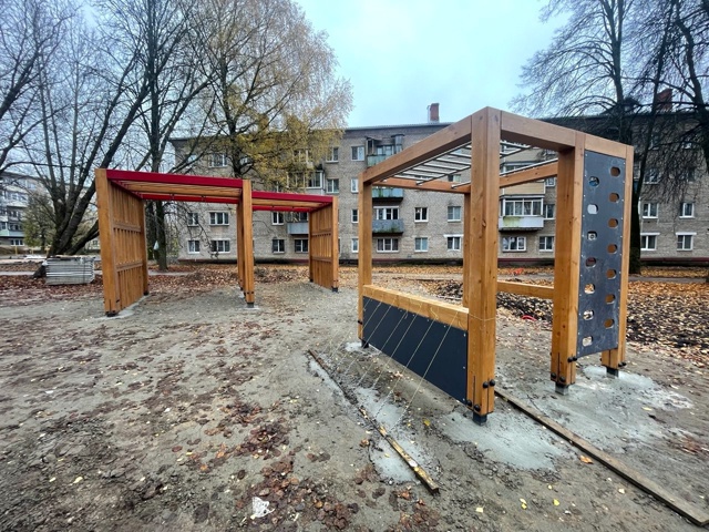 Обновленный сквер на улице Социалистической в Рузе от?...