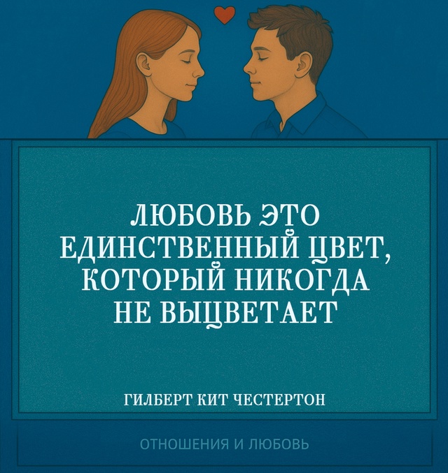 Гилберт Кит Честертон сравнивает любовь с цветом, чья ?...